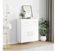 vidaXL Buffet blanc 69,5x34x90 cm bois d'ingénierie 827964