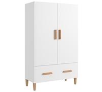 Vidaxl Buffet Blanc 70x31x115 Cm Bois D'ingénierie Blanc