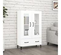 Buffet Sonoma Gris 70x31x115 cm Bois d'Ingénierie Armoire de Rangement vidaXL