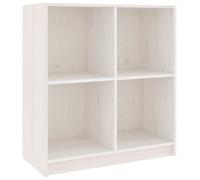 vidaXL Buffet Blanc 70x33x76 cm Bois de pin massif