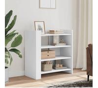 vidaXL Buffet 73,5×35×75 cm Blanc – Bois d’ingénierie
