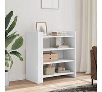Vidaxl Buffet Blanc 73,5x35x75 Cm Bois D’Ingénierie Multicolore