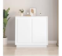 vidaXL Buffet blanc 80x34x75 cm bois d'ingénierie 819884