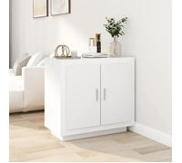 vidaXL Buffet Blanc 80x40x75 cm Bois d'ingénierie 811817