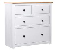 vidaXL Buffet Blanc 80x40x83 cm Pin Gamme Panama 282657