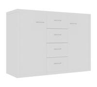 Vidaxl Buffet Blanc 88x30x65 Cm Aggloméré Blanc