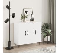 vidaXL Buffet blanc 90x34x80 cm bois d'ingénierie 828100