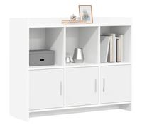 vidaXL Buffet Blanc 98,5 x 33 x 80 cm Bois d'ingénierie,