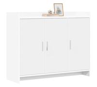vidaXL Buffet Blanc 98,5 x 33 x 80 cm Bois d'ingénierie,