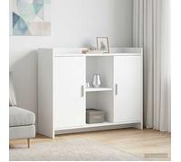 vidaXL Buffet Blanc 98,5 x 33 x 80 cm Bois d'ingénierie 8011131