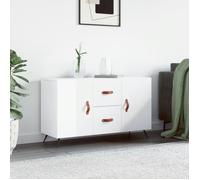 vidaXL Buffet blanc brillant 100x36x60 cm bois d'ingénierie 828142