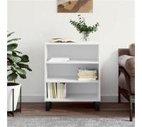 vidaXL Buffet blanc brillant 57x35x70 cm bois d'ingénierie 827142
