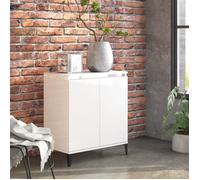 vidaXL Buffet Blanc brillant 60x35x70 cm Aggloméré