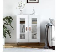 vidaXL Buffet Blanc brillant 69,5x34x90 cm Bois d'ingénierie 827758