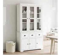 vidaXL Buffet BODO blanc 115,5x43x200,5 cm bois massif de pin 3206451