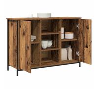 vidaXL Buffet Bois Ancien 100 x 35 x 70 cm Bois d'ingénierie, Meuble Moderne de Salon, Design rectangulaire, Rangement Fonctionnel, Buffet Contemporain pour la Maison.