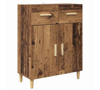 vidaXL Buffet Bois Ancien 34 x 69,5 x 89 cm Bois d'ingénierie, Style et fonctionnalité, Buffet en Bois rectangulaire, Meuble Moderne, Rangement pour la Maison