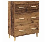 Vidaxl Buffet Bois Ancien 34 X 69.5 X 90 Cm Bois D'ingénierie