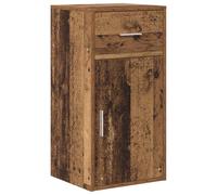 vidaXL Buffet Bois Ancien 38 x 34,5 x 75 cm Bois d'ingénierie, Buffet Contemporain, Design rectangulaire, Grand Espace de Rangement, Solutions Pratiques pour Le Salon