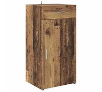 vidaXL Buffet Bois Ancien 42,5 x 40 x 93 cm Bois d'ingénierie, Salon Moderne, Meuble latéral rectangulaire en Bois, Rangement stylé, Cabinet épuré, Meubles compacts