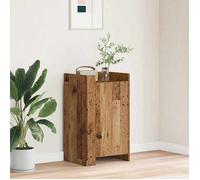 vidaXL – Buffet rectangulaire – Vieux bois marron – 45x35x75 cm – Finition usée