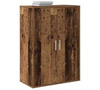 vidaXL Buffet Bois Ancien 60 x 31 x 84 cm Bois d'ingénierie | Finition usée qui ajoute du style, Avec 3 étagères et 2 portes, c'est super pratique, Fait en bois récupéré de qualité