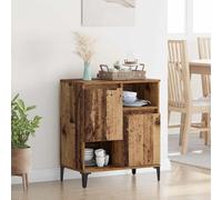 vidaXL Buffet Bois Ancien 60 x 35 x 70 cm Bois d'ingénierie, Buffet rectangulaire Chic, Armoire Moderne pour Salon, Rangement Solide, Organisation Fonctionnelle au Top