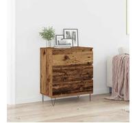 vidaXL Buffet avec tiroirs en bois d'ingénierie style ancien 60x35x70 cm