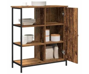 vidaXL Buffet Bois Ancien 70 x 30 x 80 cm | Plein de place pour ranger vos trucs, Super solide, fait pour durer, Look rétro avec texture