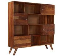 Vidaxl Buffet Bois De Récupération Massif 150 X 40 X 152 Cm Marron