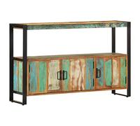 vidaXL Buffet Bois de Récupération Massif Commode Armoire de Rangement avec 3 Portes et 1 Etagère Salon Maison Intérieur Salle de Séjour 120x30x75 cm
