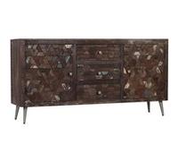 Vidaxl Buffet Bois De Récupération Solide 160 X 40 X 80 Cm