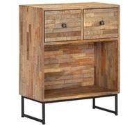 vidaXL Buffet Bois de teck recyclé 60 x 30 x 75 cm Brun
