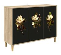 vidaXL Buffet Bremen Sonoma 102 x 33 x 75 cm Bois d'ingénierie, Buffet rectangulaire Moderne, Meuble de Rangement Tendance pour Salon et Salle à Manger, Solution Pratique pour la Maison