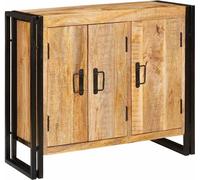 vidaXL Buffet brun 80 x 33 x 70 cm bois de manguier massif