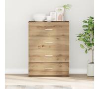 Vidaxl Buffet Chêne Artisan 60 X 39 X 80 Cm Bois D'ingénierie