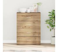 Vidaxl Buffet Chêne Artisan 60 X 39 X 80 Cm Bois D'ingénierie