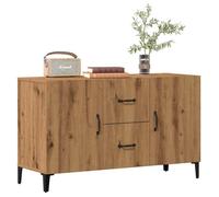 Vidaxl Buffet Chêne Artisanal 100x36x60 Cm Bois D'ingénierie Marron