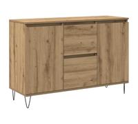 vidaXL Buffet chêne artisanal 101,5x35x70 cm bois d'ingénierie, meuble de rangement, meuble de rangement de cuisine 857267