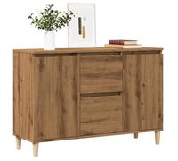 vidaXL Buffet chêne artisanal 102×35×70 cm en bois d'ingénierie