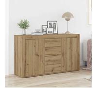 Buffet Vidaxl Chêne Artisanal Bois D'ingénierie 120 X 36 X 69 Cm