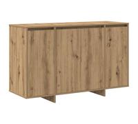 Buffet en chêne - vidaXL - Fait main - Étagères ajustables - 120x41x75 cm - Marron