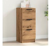 vidaXL Buffet chêne artisanal 30x30x70 cm Bois d'ingénierie Marron