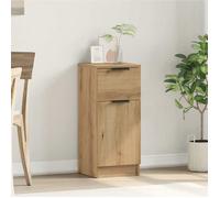 vidaXL Buffet chêne artisanal 30x30x70 cm bois d'ingénierie, armoire, meuble de rangement, organisateur de maison, placard, 856953