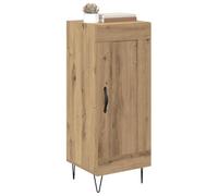 vidaXL Buffet Chêne artisanal – 34,5 x 34 x 90 cm – Rangement salon, design épuré