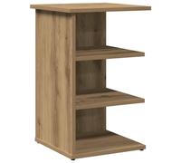 vidaXL Buffet chêne artisanal 35x35x55 cm Bois d'ingénierie Marron