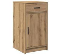 vidaXL Buffet chêne Artisanal 40 x 40.5 x 75 cm Bois d'ingénierie, Salon Moderne, Design Pratique, Meuble d'appoint rectangulaire, Rangement Contemporain, déco Minimaliste