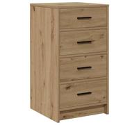 vidaXL Buffet chêne Artisanal 40 x 41 x 75 cm Bois d'ingénierie, Buffet Contemporain, Meuble de Rangement rectangulaire avec tiroirs, Cabinet Moderne pour Le Salon