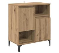 vidaXL Buffet chêne Artisanal 60 x 35 x 70 cm Bois d'ingénierie, Buffet rectangulaire Chic, Armoire Moderne pour Salon, Rangement Solide, Organisation Fonctionnelle au Top