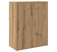 vidaXL Buffet chêne Artisanal 60x30x75 cm Bois d'ingénierie, Armoire, Placard, Buffet Haut, Armoire latérale, Armoire de Rangement, Buffet de Salon